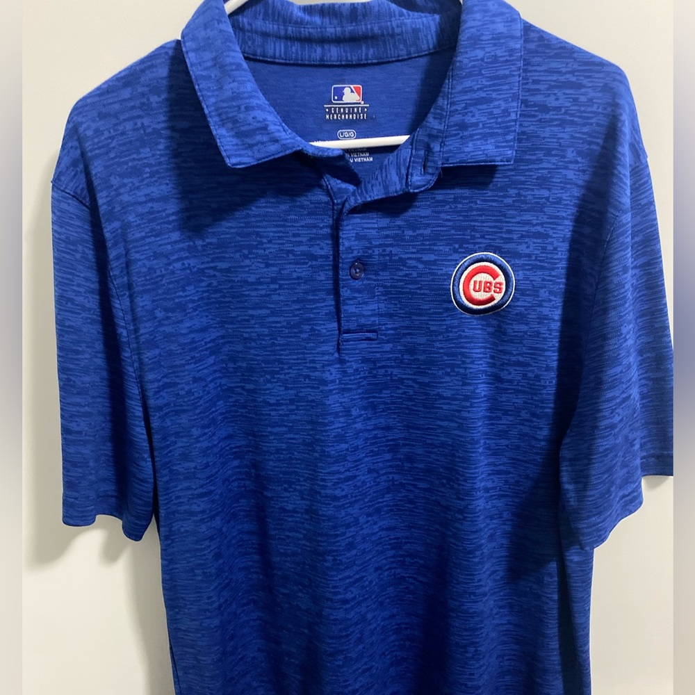 CHICAGO CUBS MENS POLO SIZE LARGE